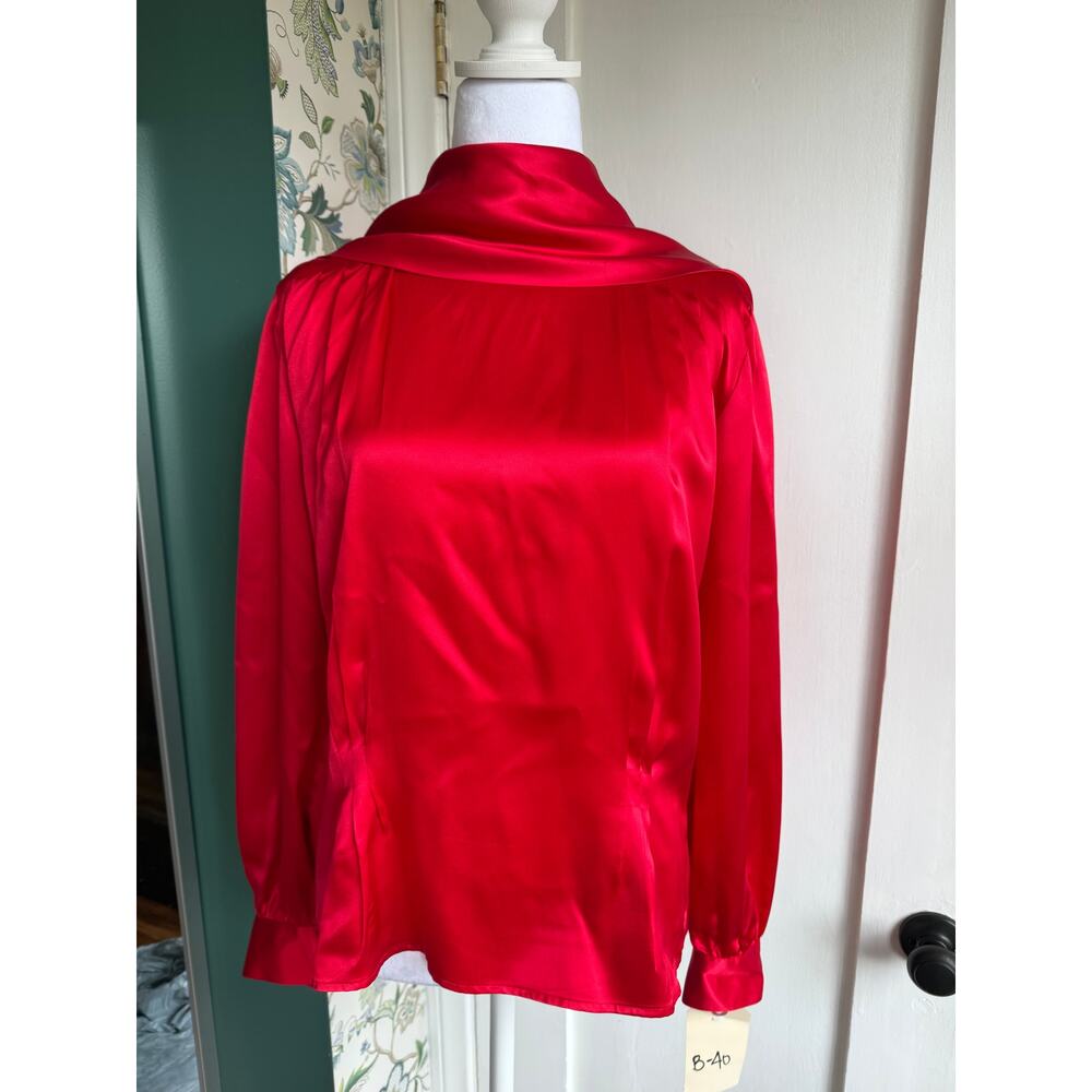 Vintage 1980s Brett Harrison Women's Blouse